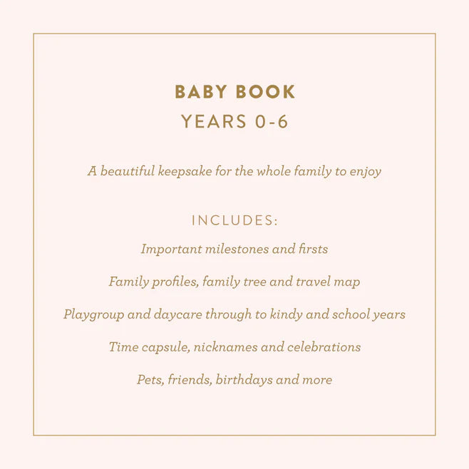 Fox and Fallow- Mini Baby Book Oatmeal
