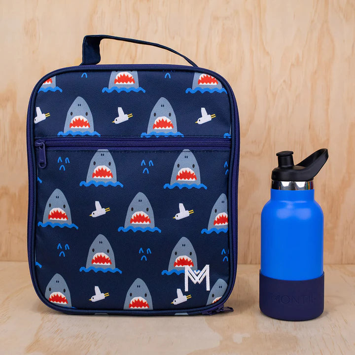 MontiiCo Large Insulated Lunch Bag -Shark