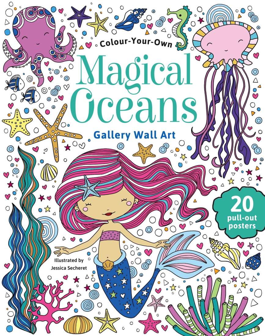 Colour Your Own Magical Oceans Gallery Wall Art