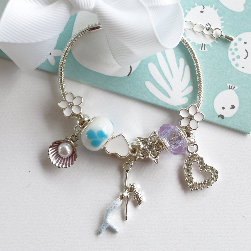 Mermaid charm bracelet