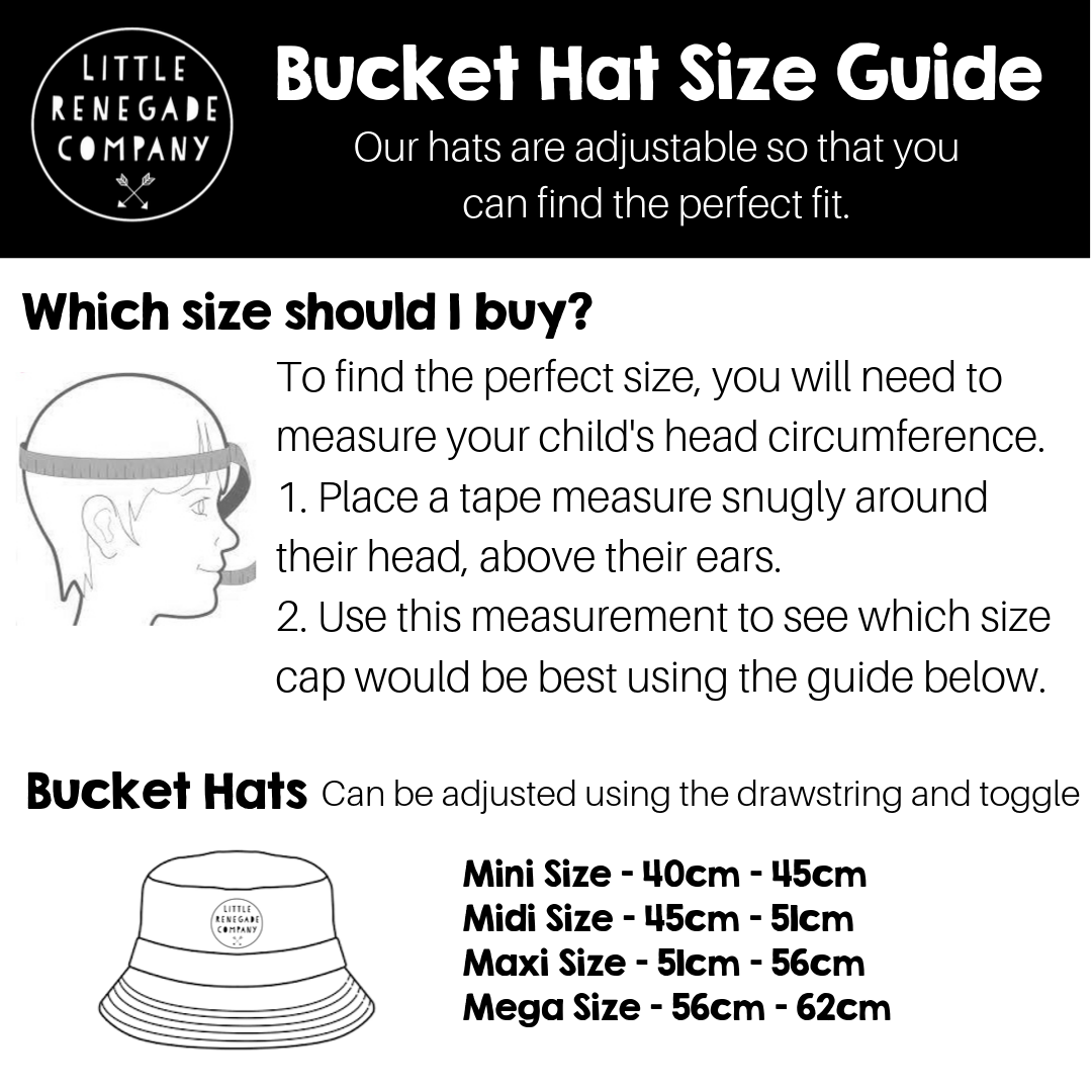 Snowday/ Grey Reversible Bucket Hat