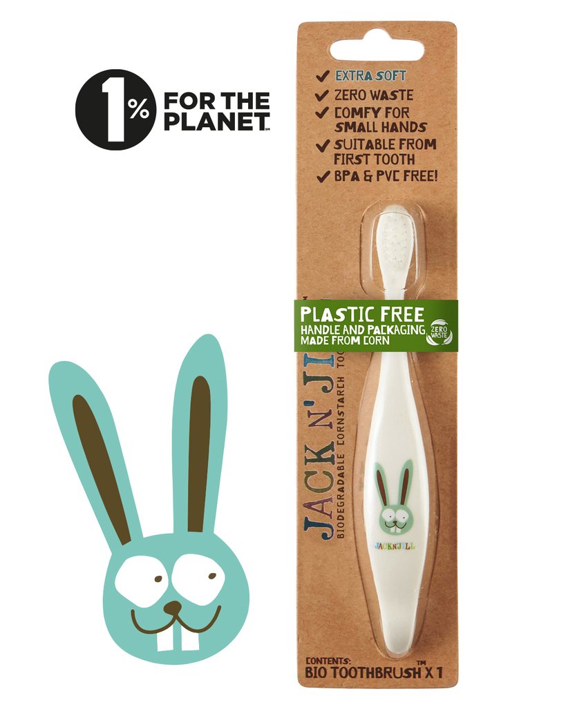 Plastic Free Bio Toothbrush - Bunny