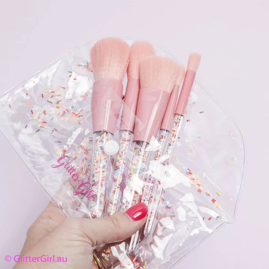 Glitter Girl Makeup brush set (sprinkles)